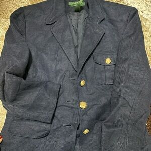 Ralph Lauren Dark Blue Jacket with Gold Buttons